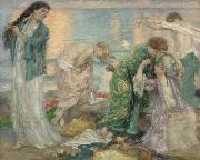 Rupert Bunny Apres le Bain, oil